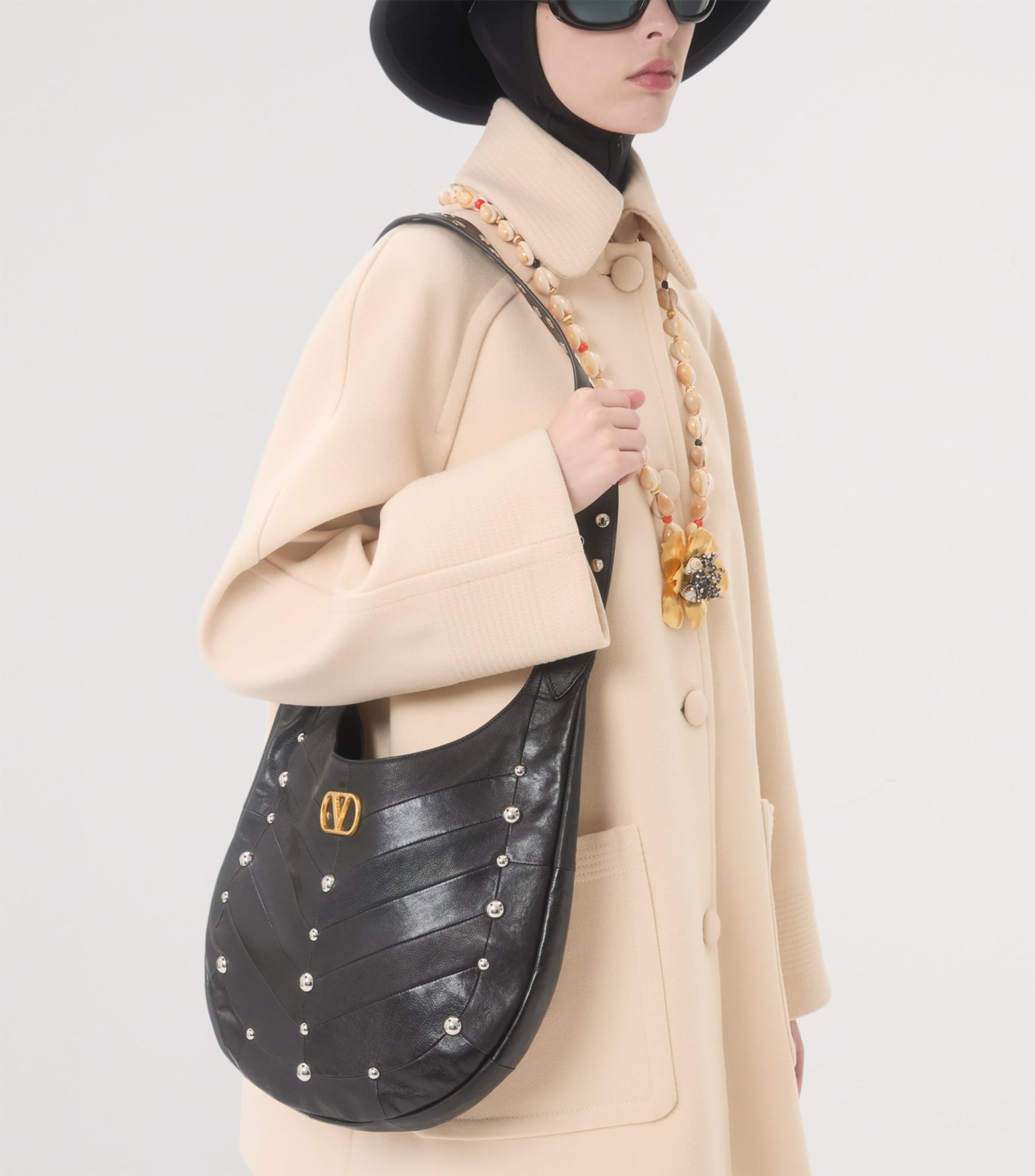 Valentino Nude Virgin Wool Overcoat