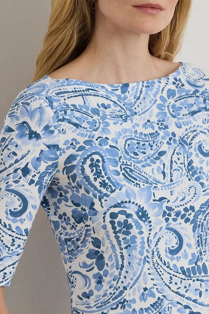 Lauren Ralph Lauren uzun kollu kadın pamuklu bluz