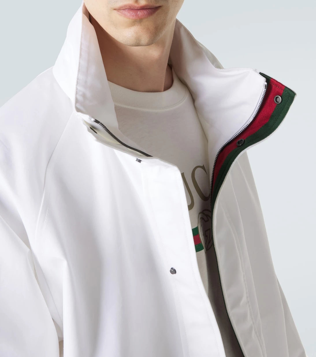 Gucci - Cotton canvas blouson jacket