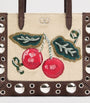 Valentino Garavani Multi Mini Suede Embroidered Nellcôte Tote Bag