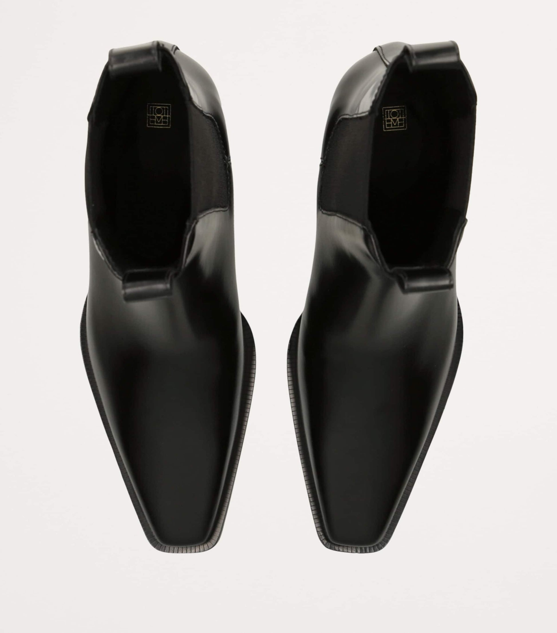 Black Leather The City Ankle Boots 50