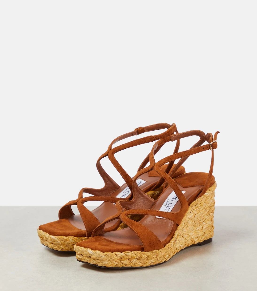 Jimmy Choo - Ayla suede espadrille wedges