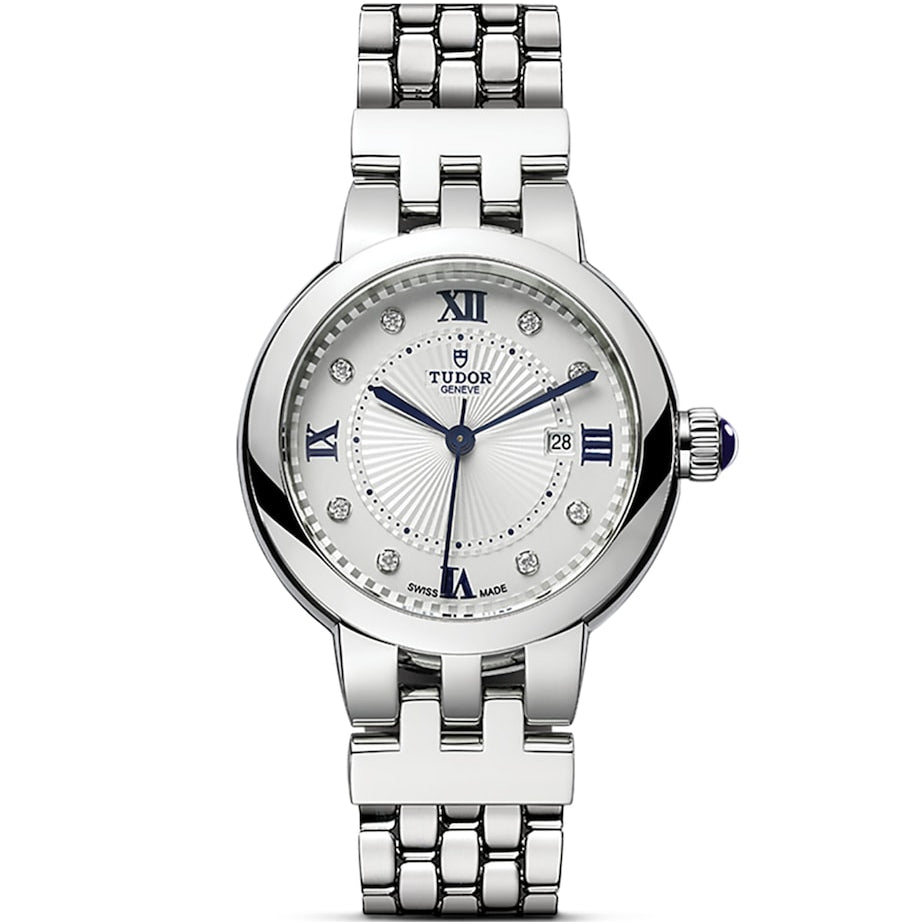 Clair de Rose Stainless Steel and Diamond Watch 30mm
