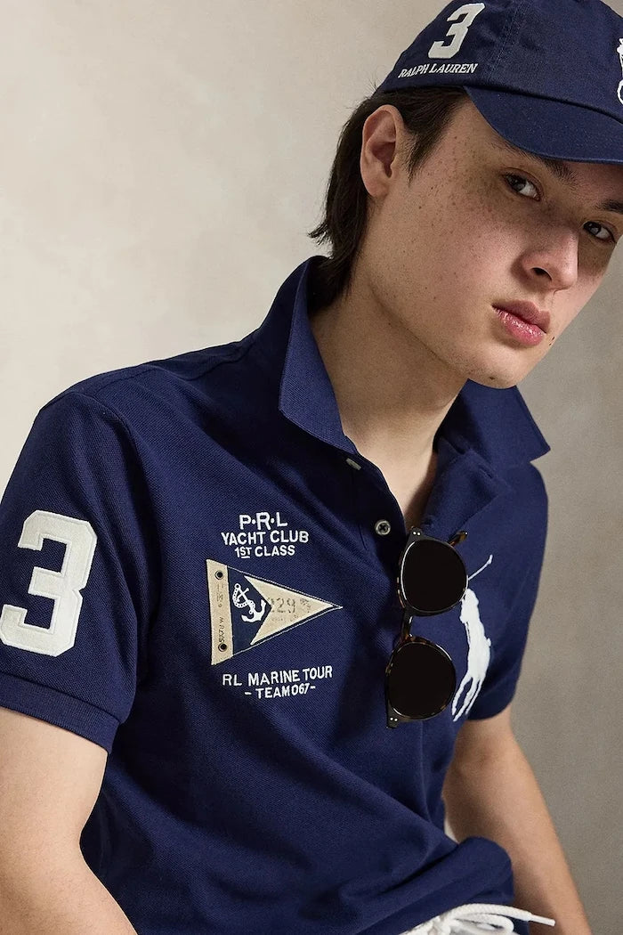 Polo Ralph Lauren тениска с яка мъжка от памук