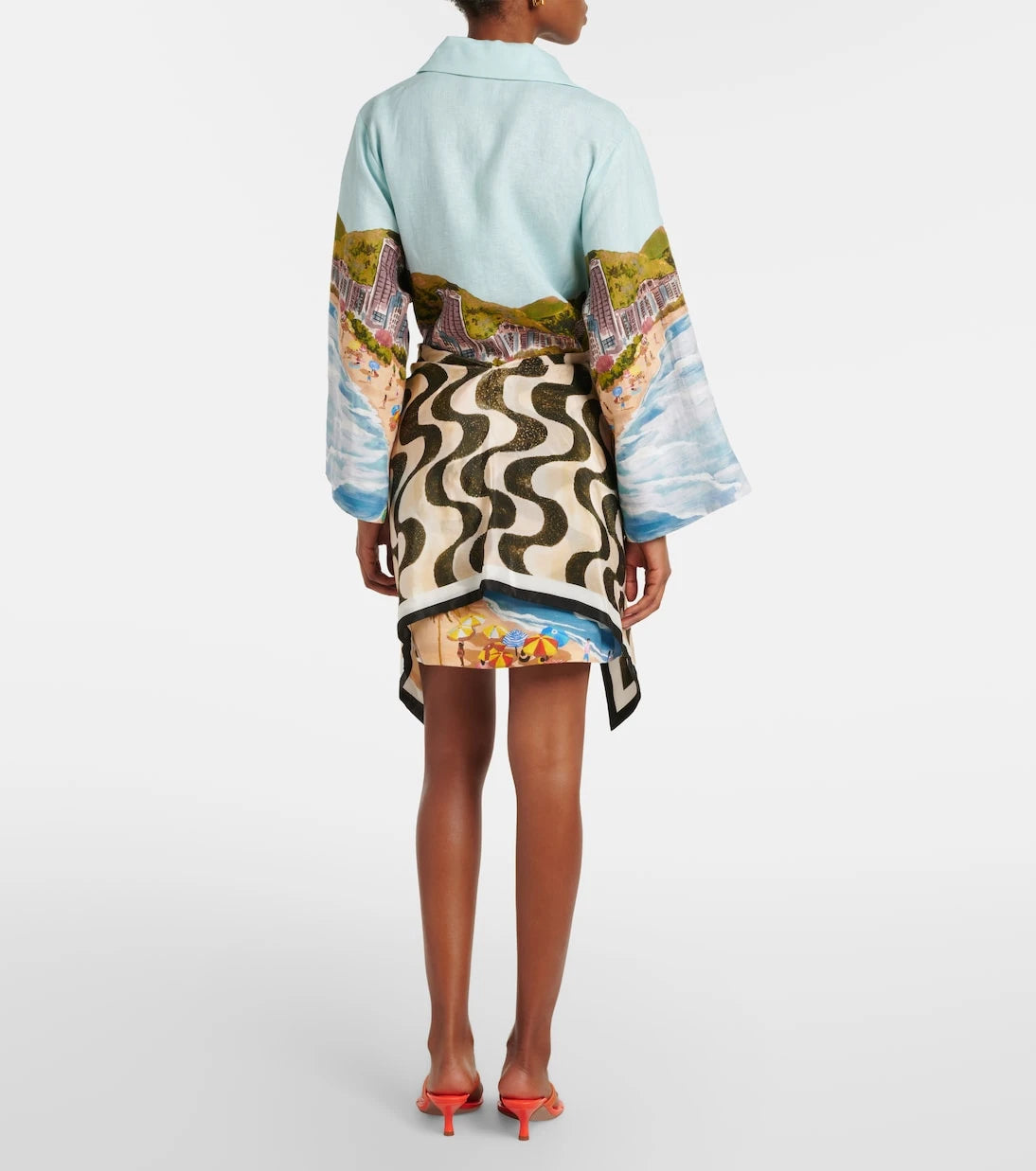 Farm Rio - Copacabana linen shirt dress