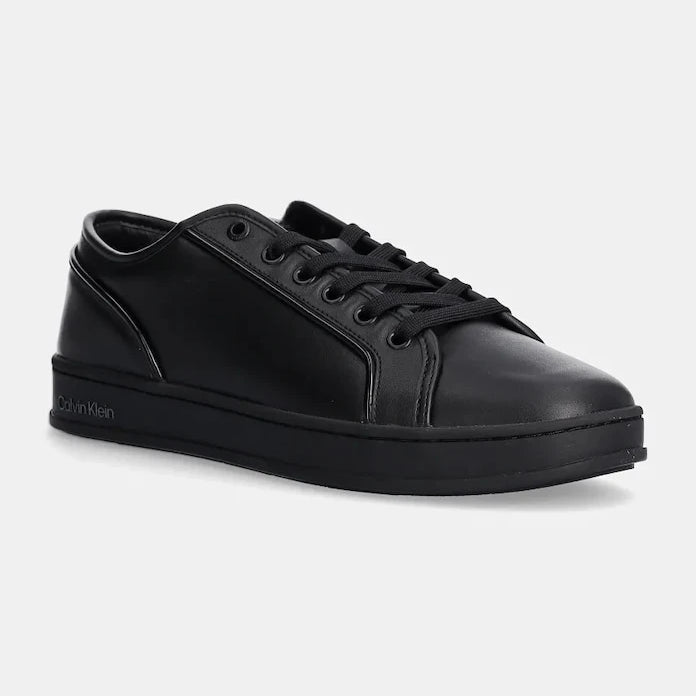Кожени маратонки Calvin Klein LOW TOP LACE UP PIPING