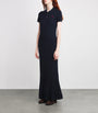 Polo Ralph Lauren Navy Cotton Cable-Knit Maxi Dress