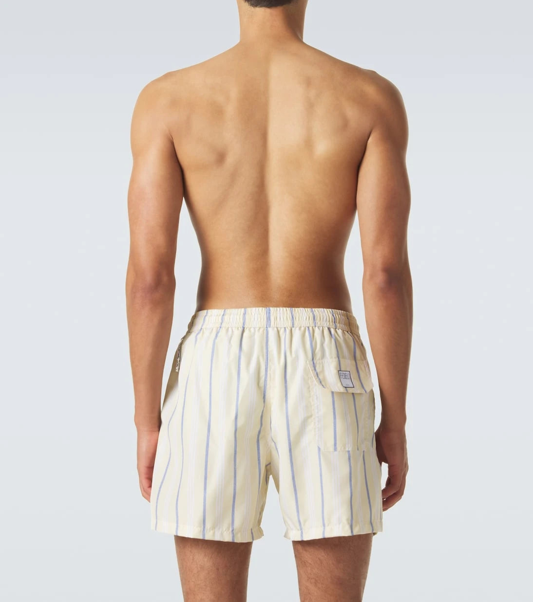 Fedeli - Striped swim trunks
