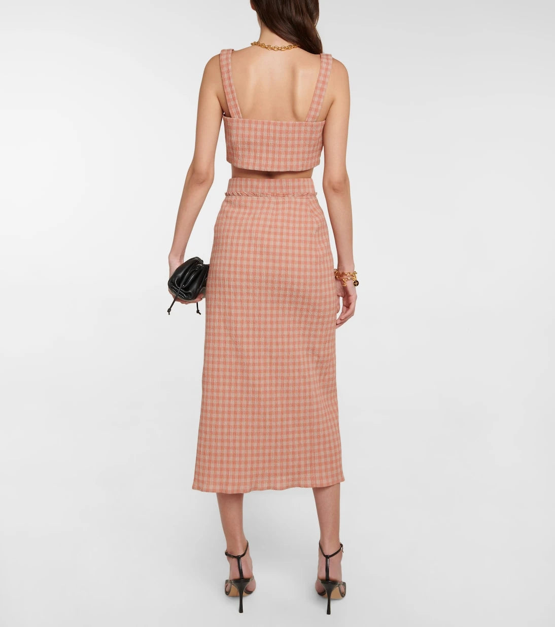 Altuzarra - Bijou gingham cropped top