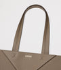 Medium Leather Puzzle Fold Tote Bag