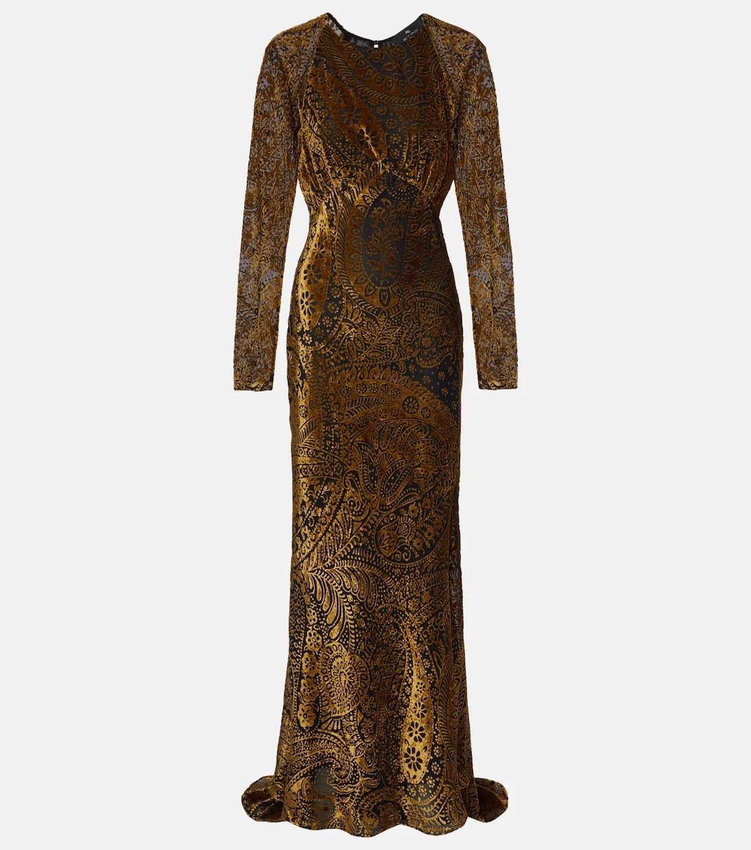 Etro - Paisley jacquard maxi dress