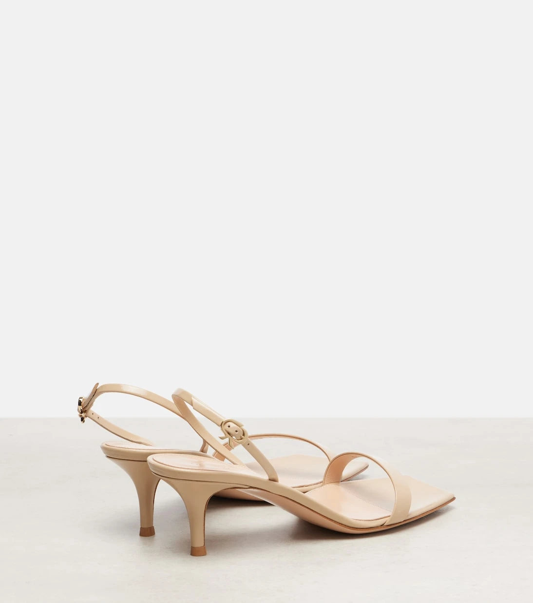 Gianvito Rossi - Ribbon patent leather sandals