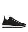 Jimmy Choo Black Embellished Veles Sneakers