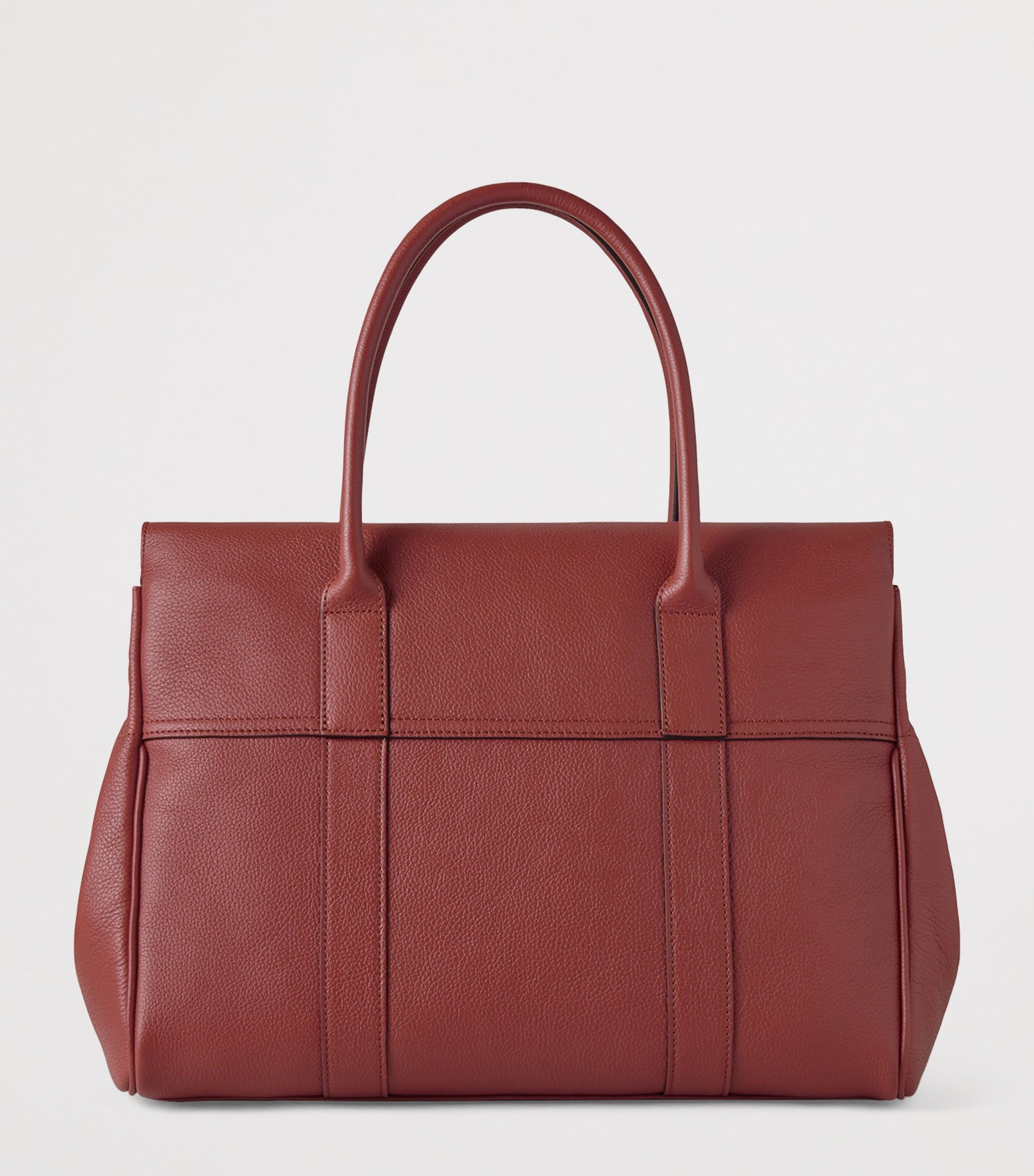 Mulberry Red Leather Bayswater Top-Handle Bag