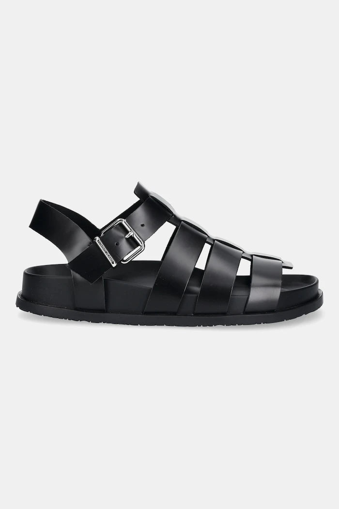 Tommy Jeans TJW FISHERMAN PATENT SANDAL Deri Sandalet