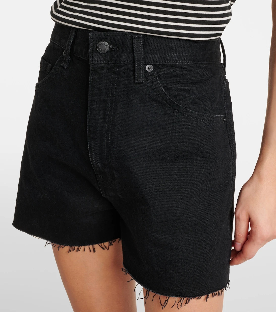 Nili Lotan - Cobain low-rise denim shorts
