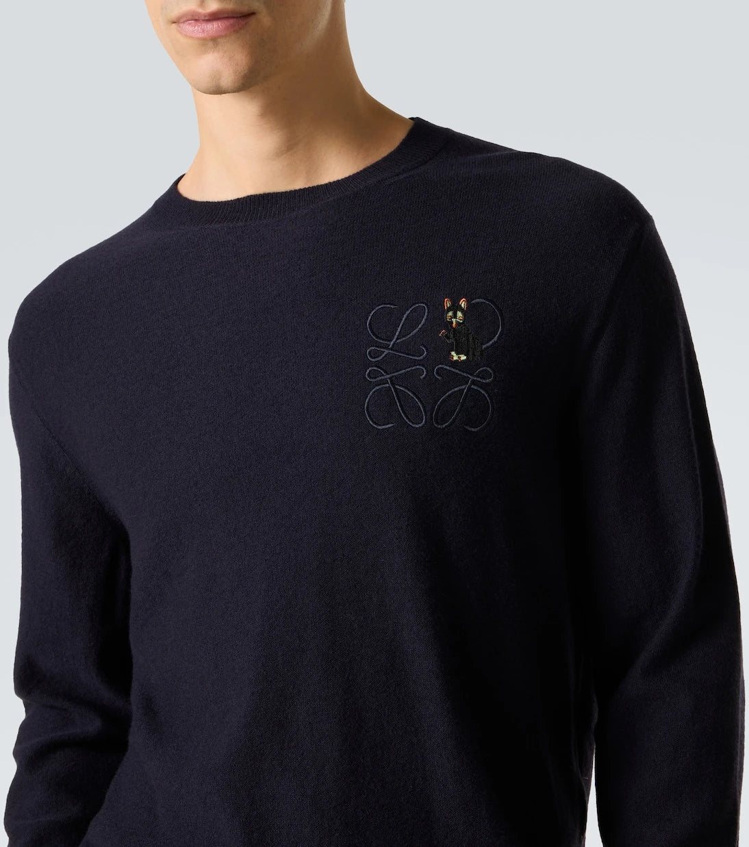 Loewe - x Louis Wain Anagram wool-blend sweater