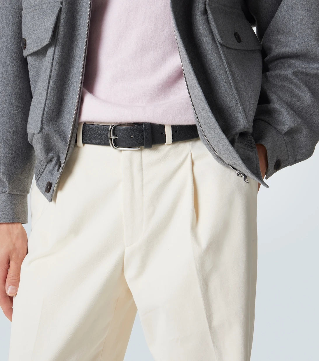 Kiton - Leather belt