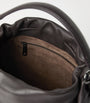 Brunello Cucinelli Brown Medium Leather Mellow Bucket Bag