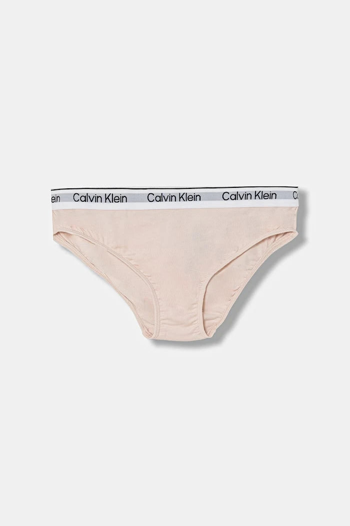 Calvin Klein Underwear çocuklar için pamuklu elastan bikini külot 2'li