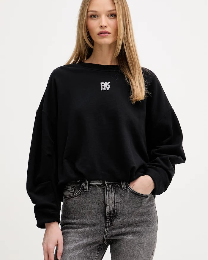 DKNY kadın pamuklu sweatshirt