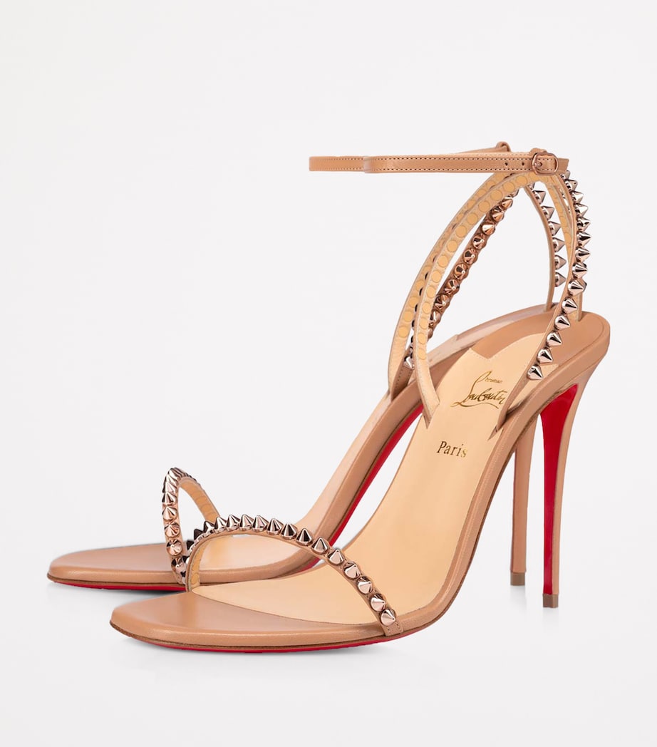 Christian Louboutin Nude So Me Leather Heeled Sandals 100