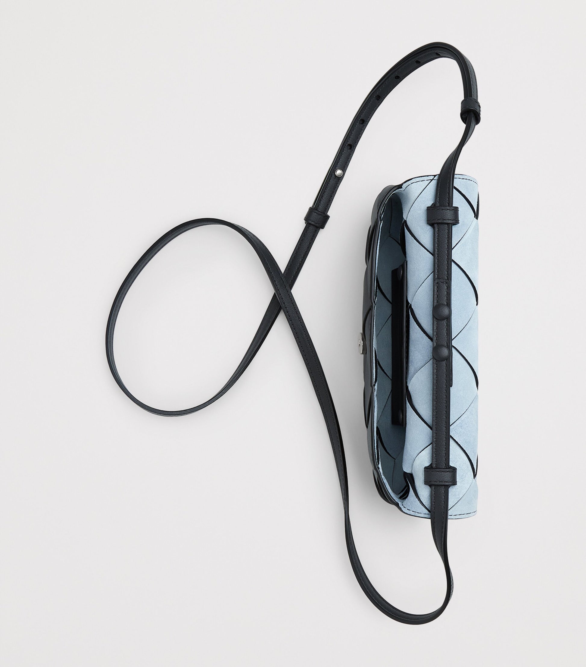 Intrecciato Leather Diago Phone Pouch