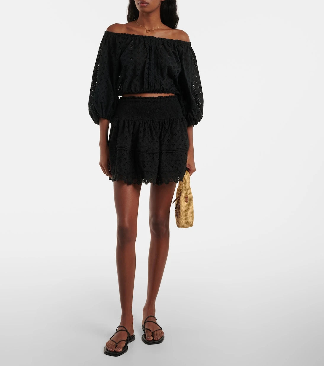 Poupette St Barth - Galia cotton wrap skirt