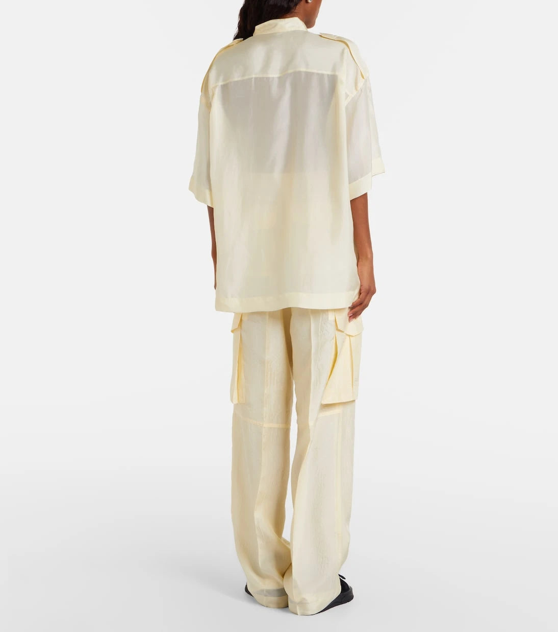 Phoebe Philo - Silk cargo pants