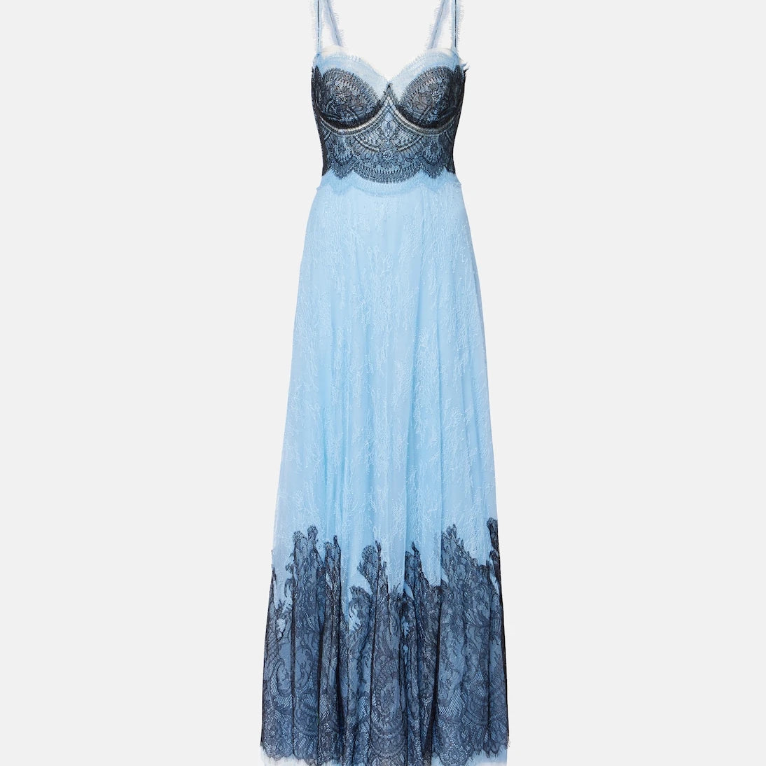 Costarellos - Gallie chantilly lace gown