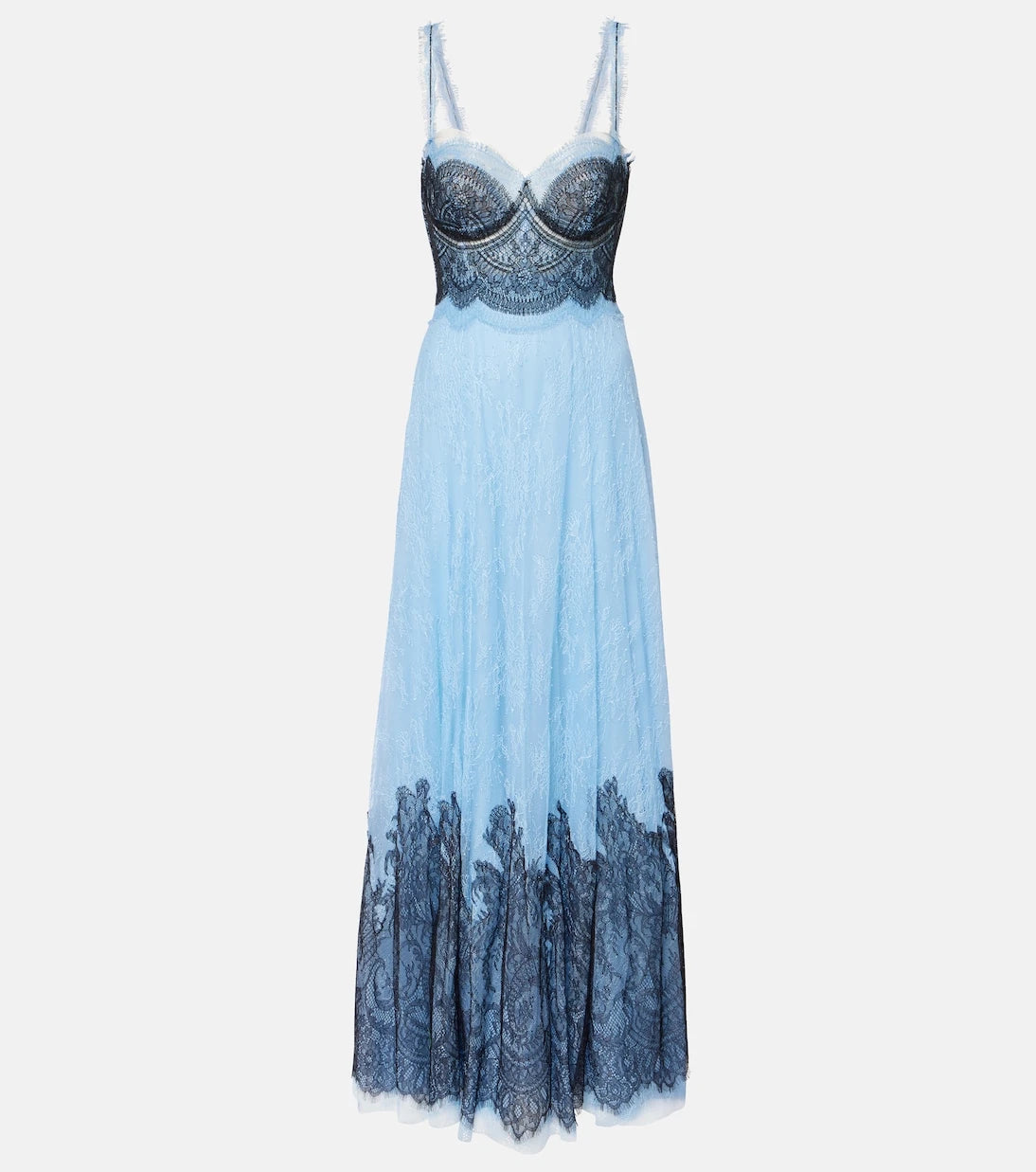 Costarellos - Gallie chantilly lace gown