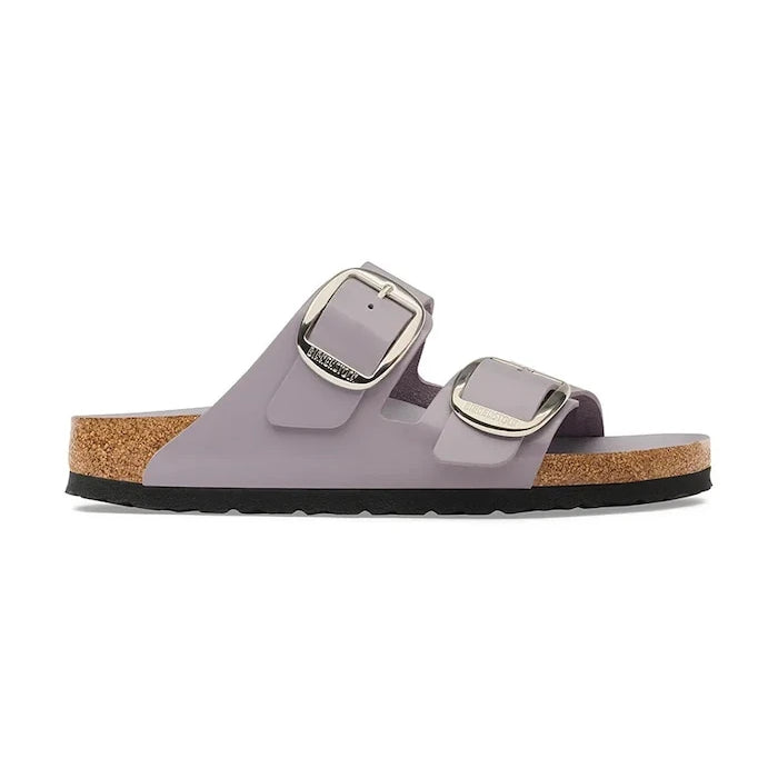 Birkenstock Kadın Deri Terlik Arizona Big Buckle Natural Leather Patent
