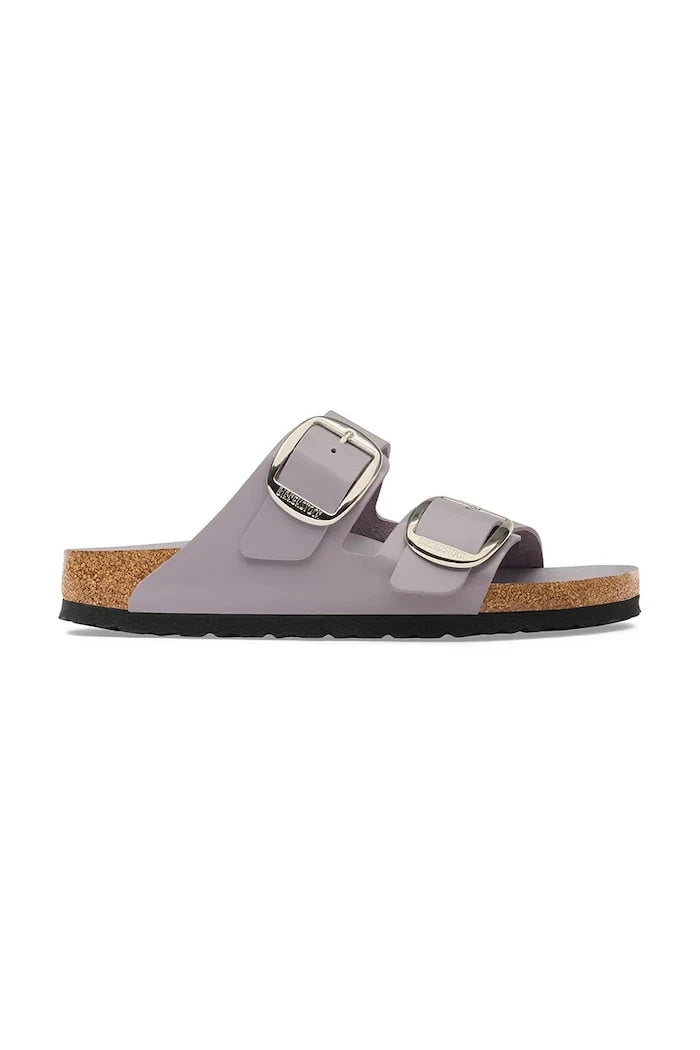 Birkenstock Kadın Deri Terlik Arizona Big Buckle Natural Leather Patent