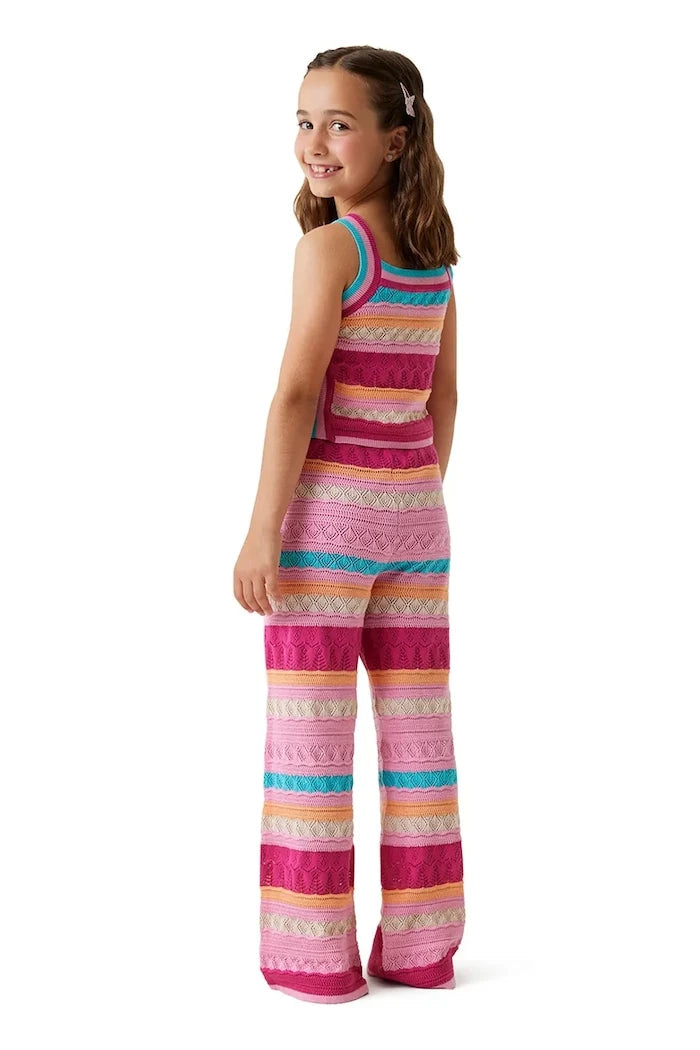 Guess çocuklar için pamuklu askılı bluz