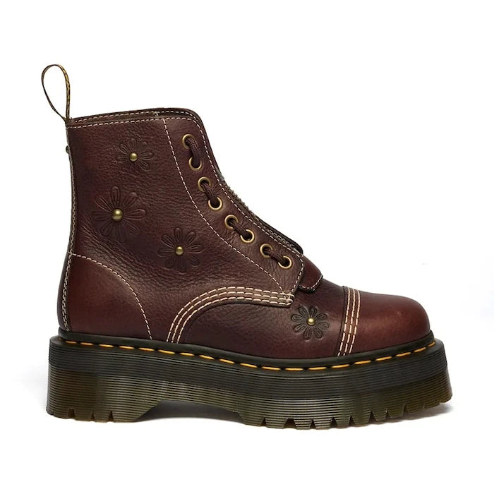 Dr. Martens обувки дамски от кожа Sinclair Flower