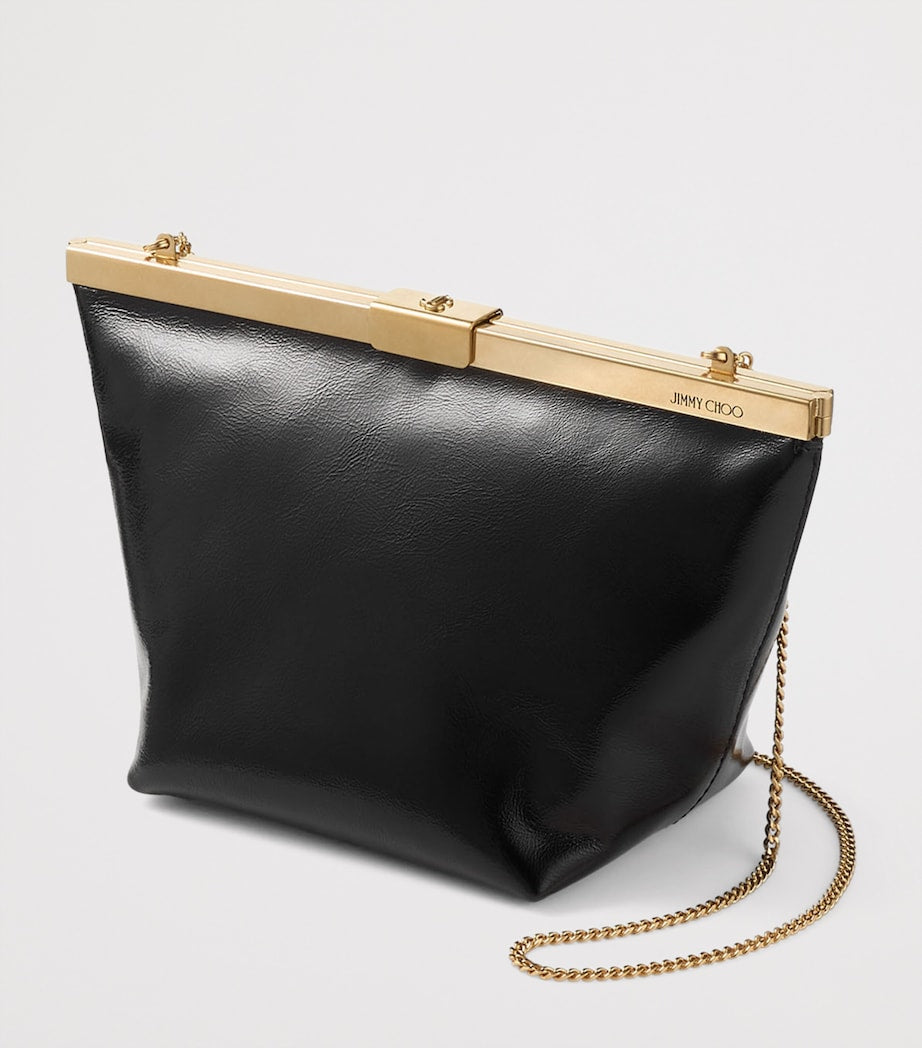 Jimmy Choo Multi Leather Ganache Clutch Bag