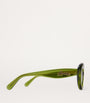 Green Acetate Dawn Oval Sunglasses
