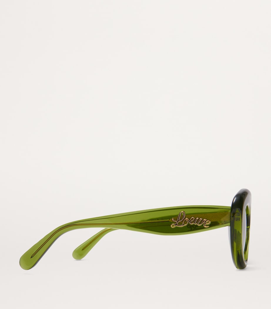 Green Acetate Dawn Oval Sunglasses