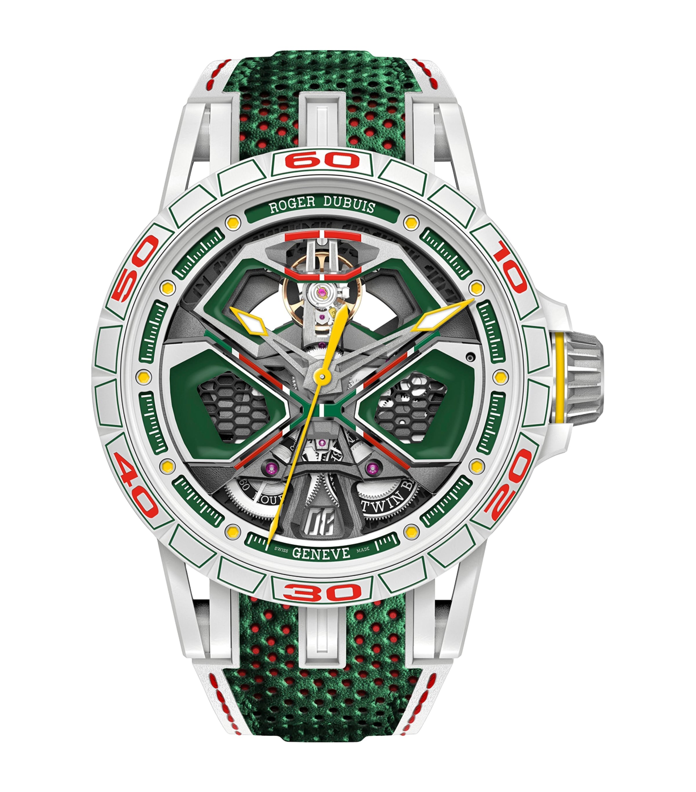 Roger Dubuis x Lamborghini MCF Excalibur Spider Huracán Watch 45mm
