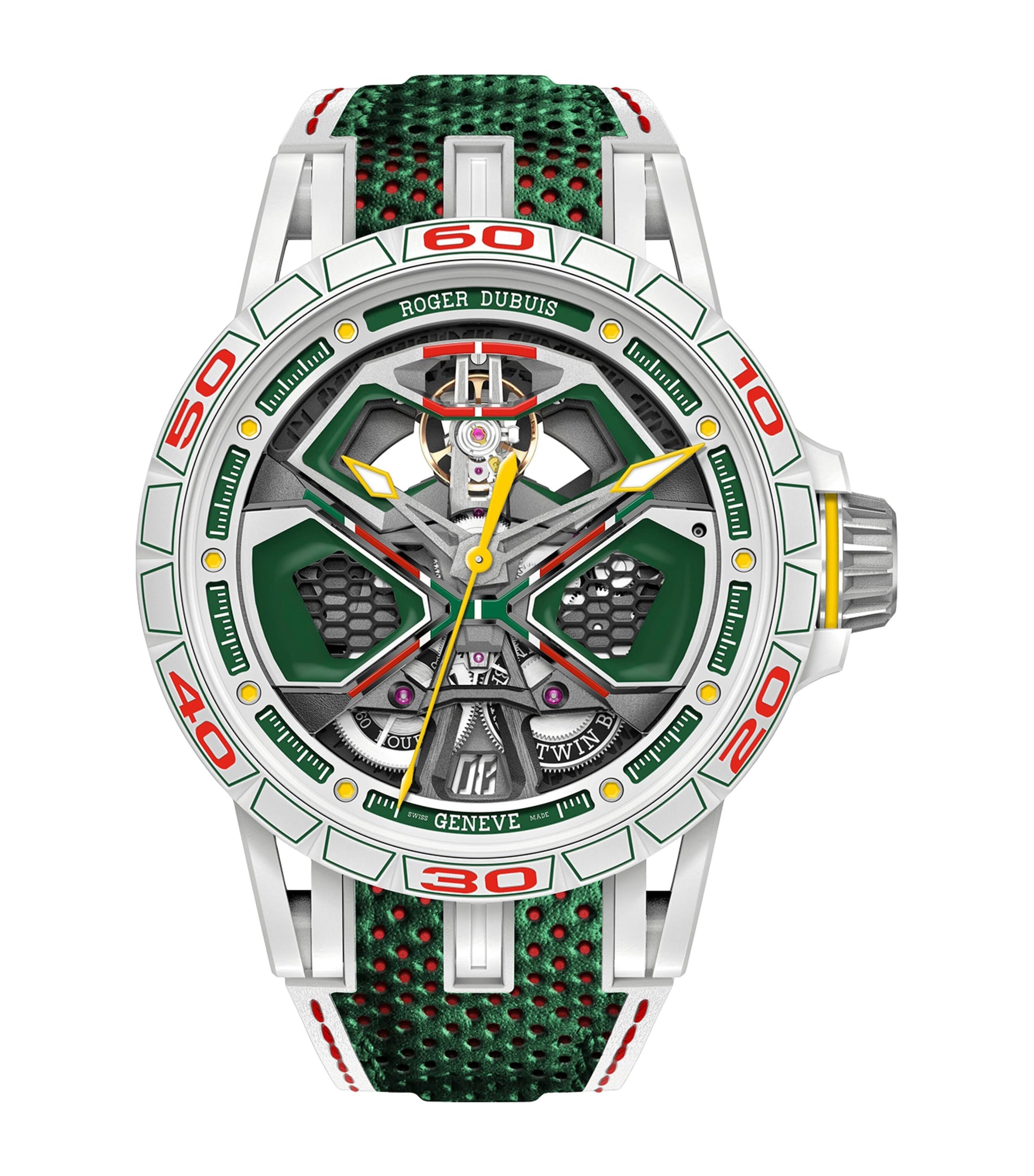 Roger Dubuis x Lamborghini MCF Excalibur Spider Huracán Watch 45mm