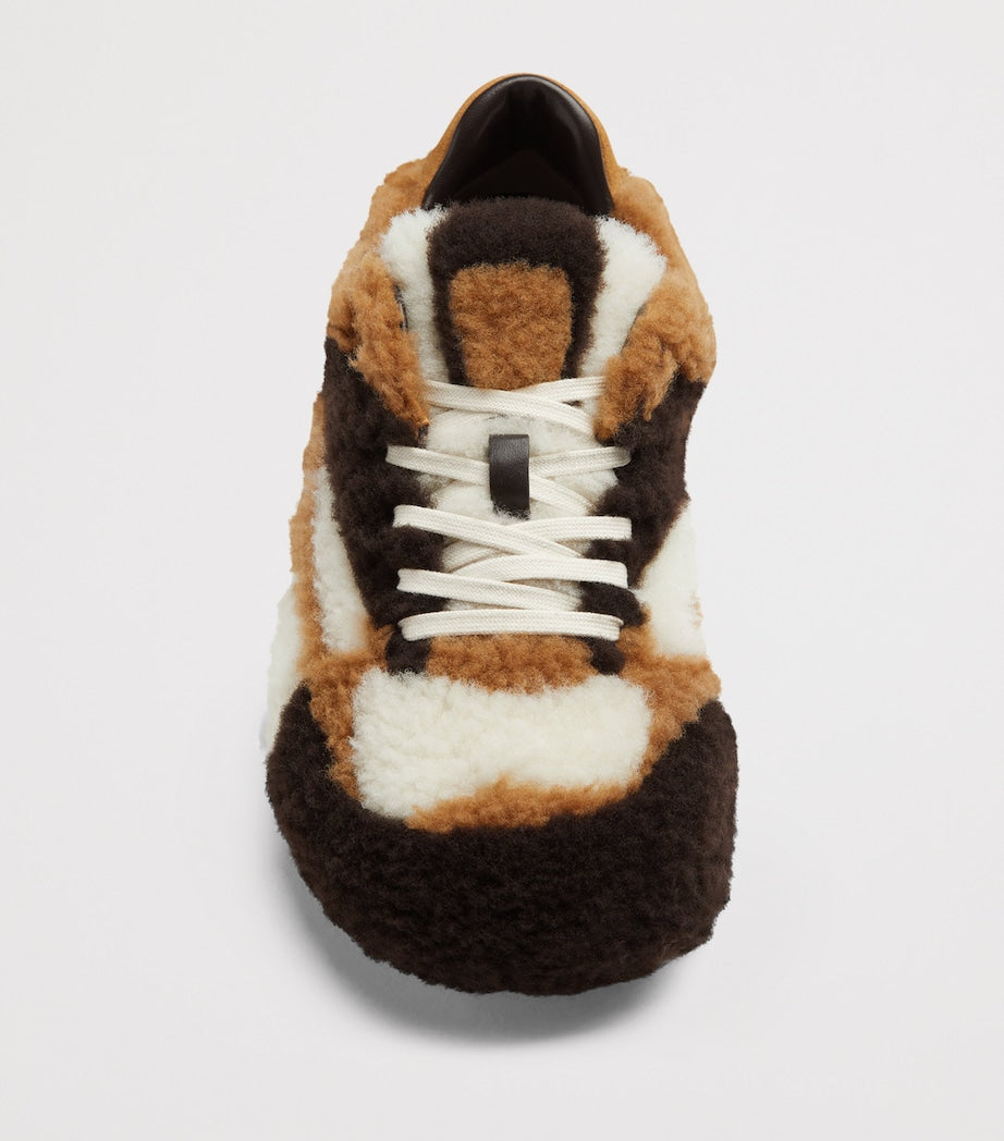 Shearling Orbit Flash Sneakers