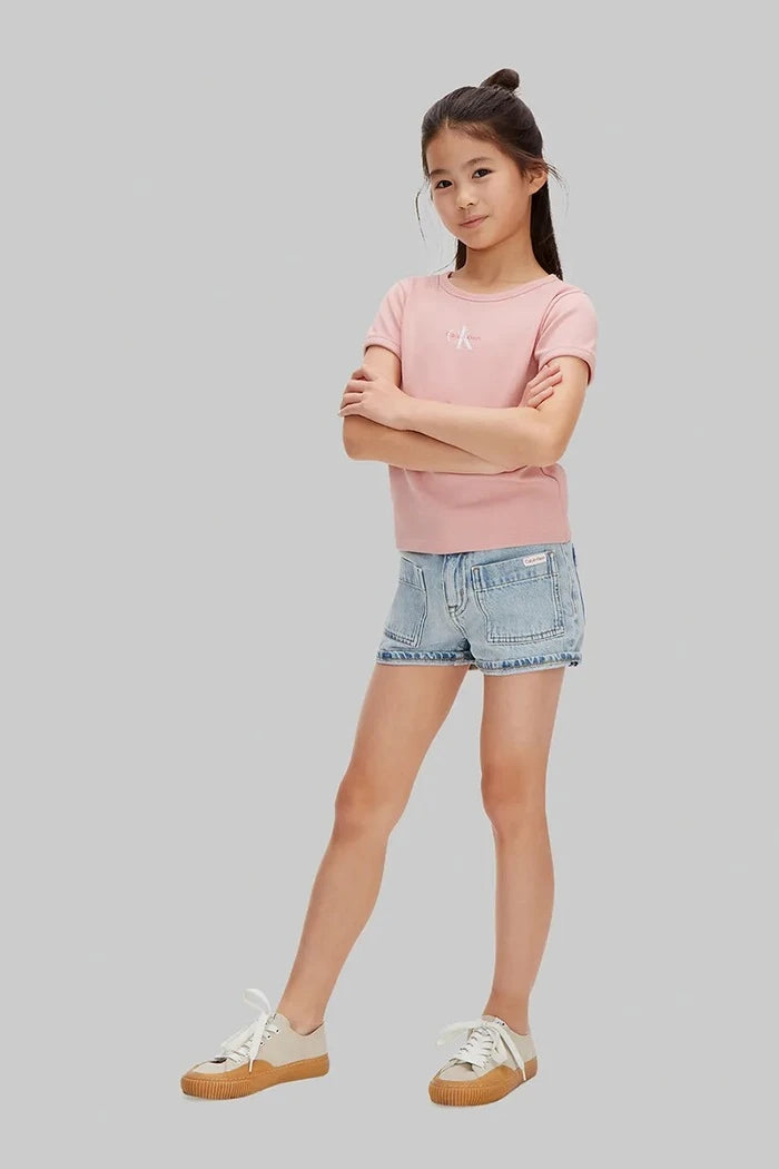 Calvin Klein Jeans Çocuk Pamuklu Tişört