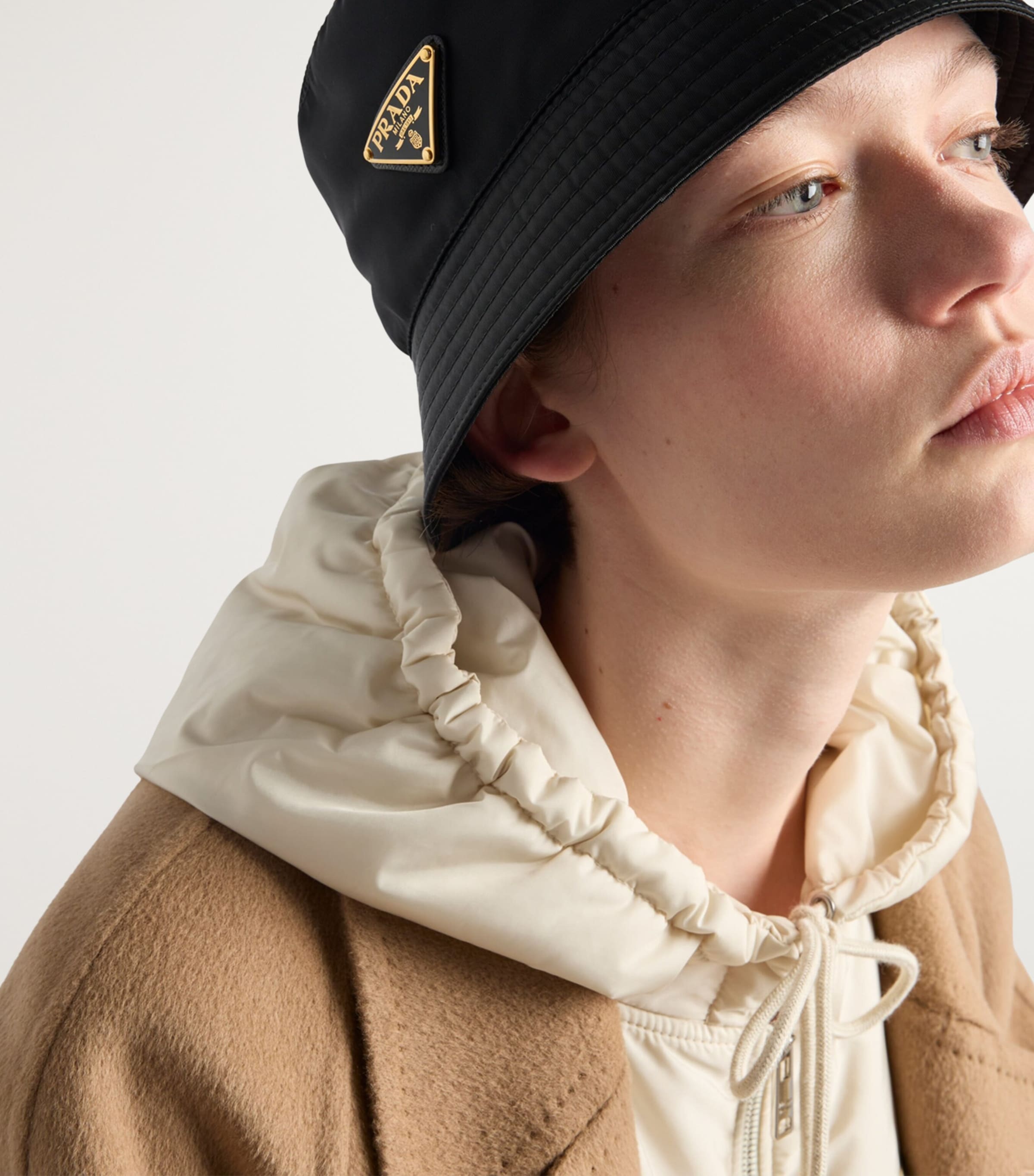 Prada Black Re-Nylon Bucket Hat