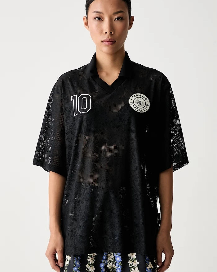 adidas x Farm Rio dantelli kadın tişört