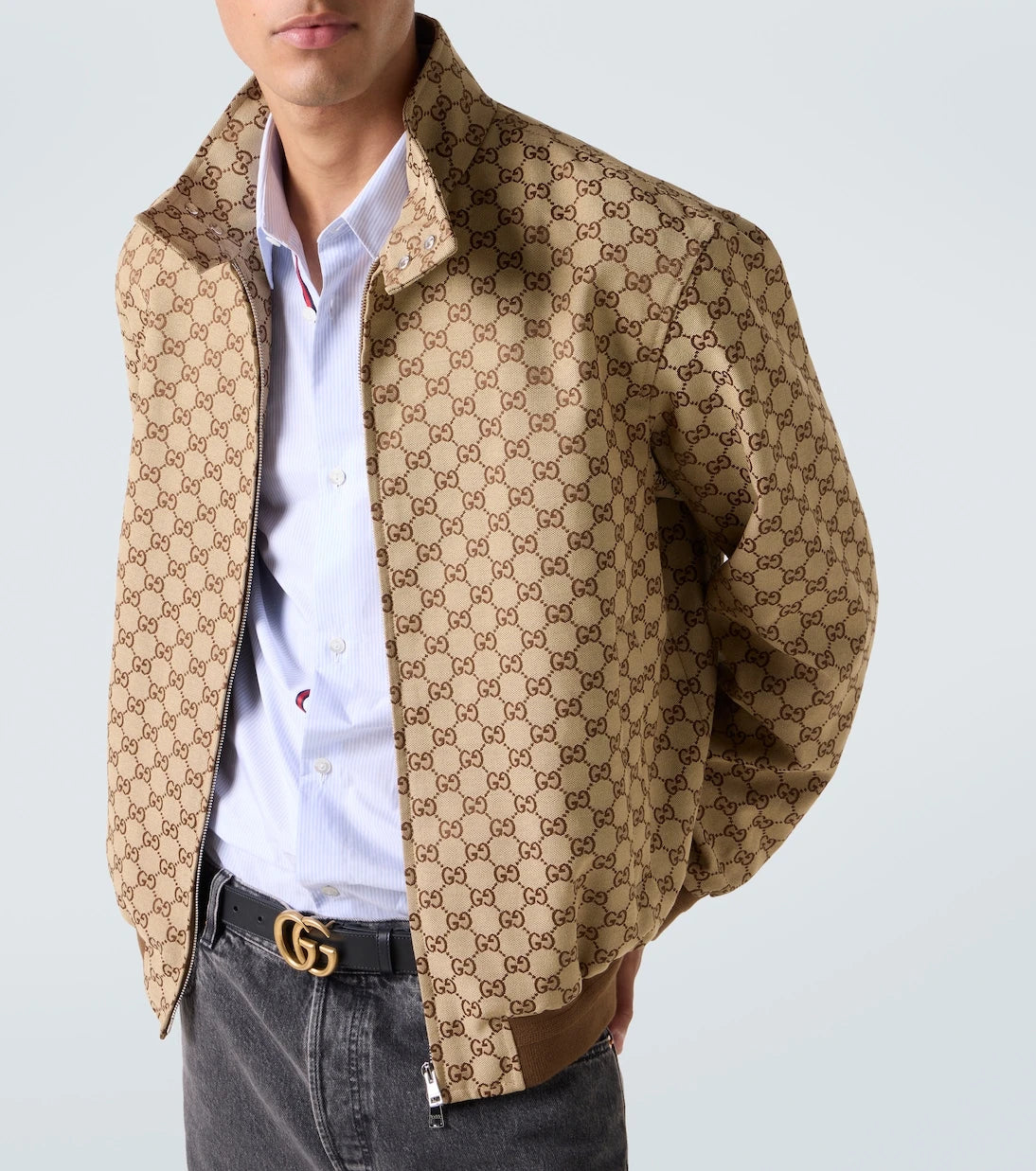 Gucci - GG Canvas bomber jacket