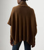 Ralph Lauren Collection Brown Cashmere-Blend Cape Sweater