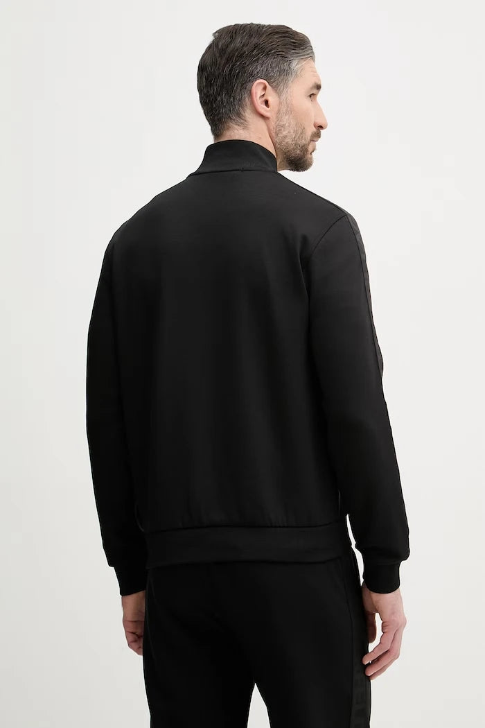 Karl Lagerfeld fermuarlı erkek viskon sweatshirt