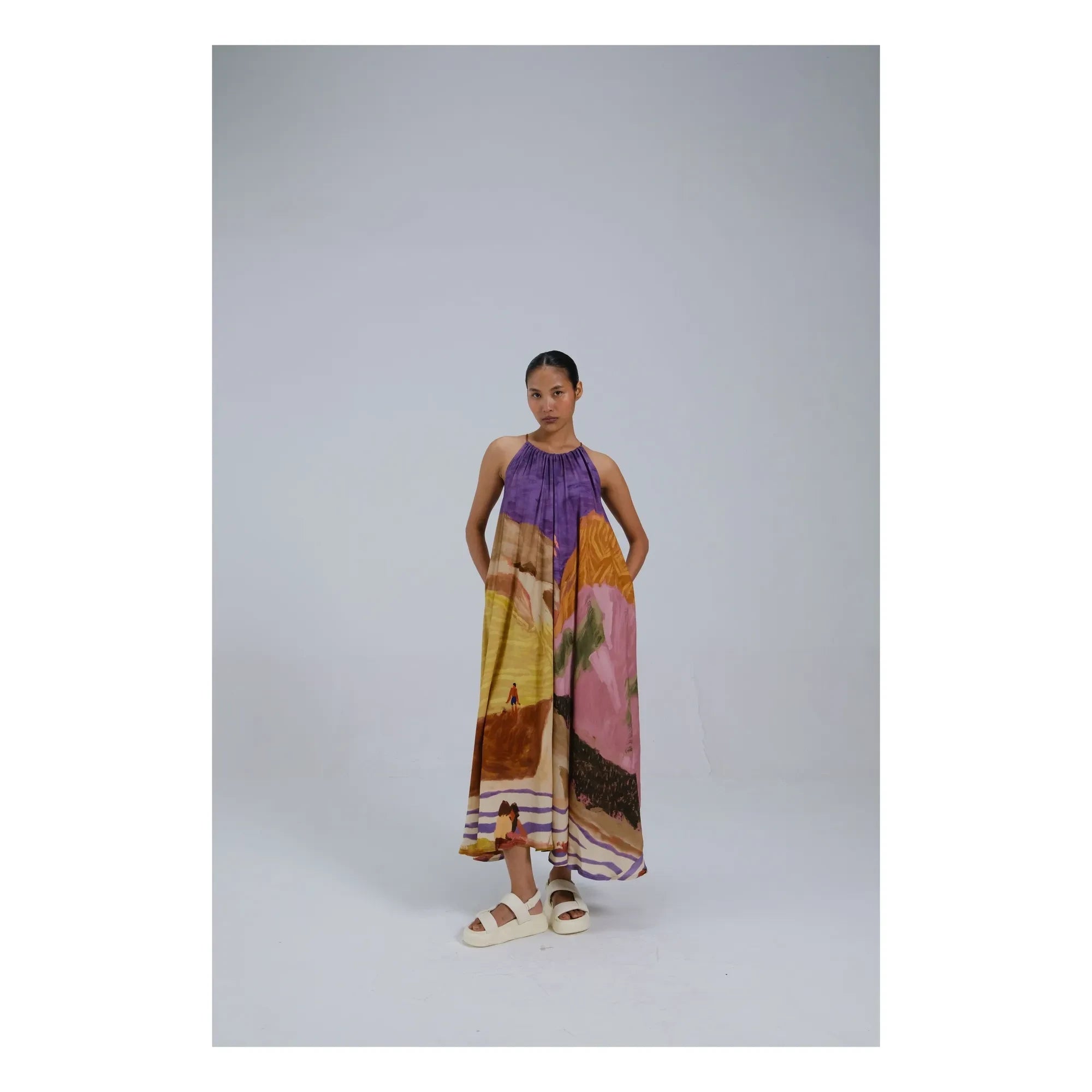 CORD - Circle dress | Purple