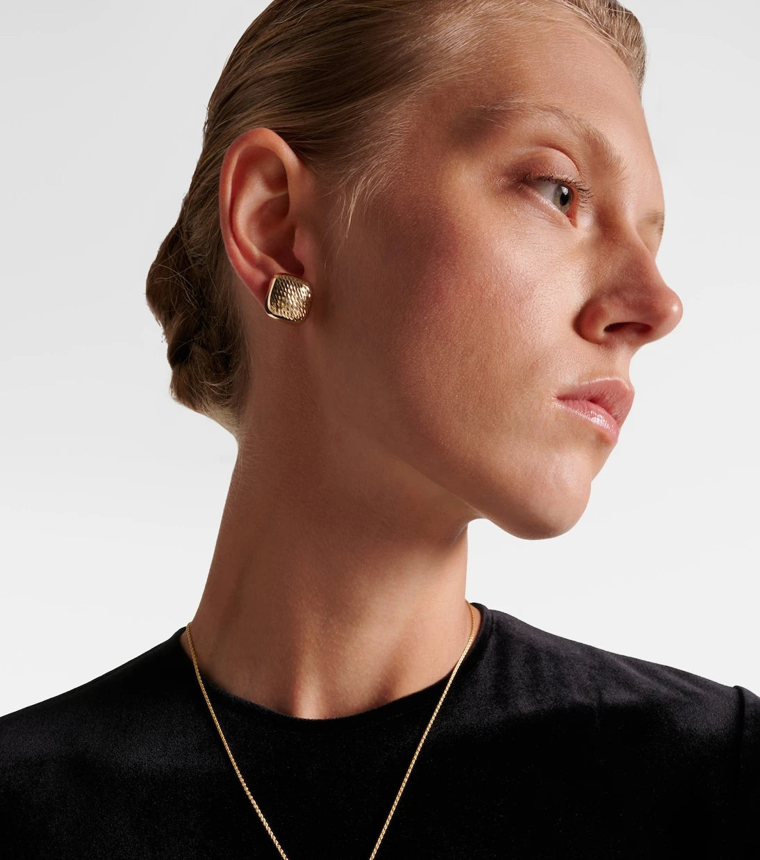 Stone and Strand - Bond 14kt gold oversized earrings
