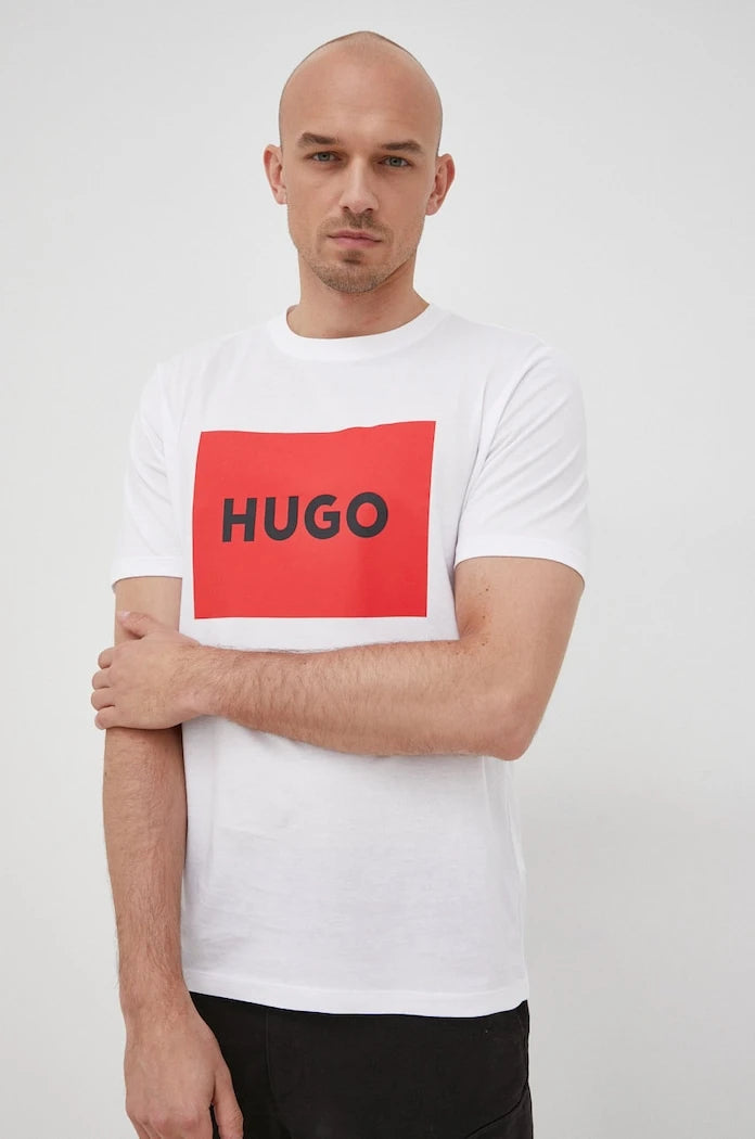 Памучна тениска HUGO Dulive222
